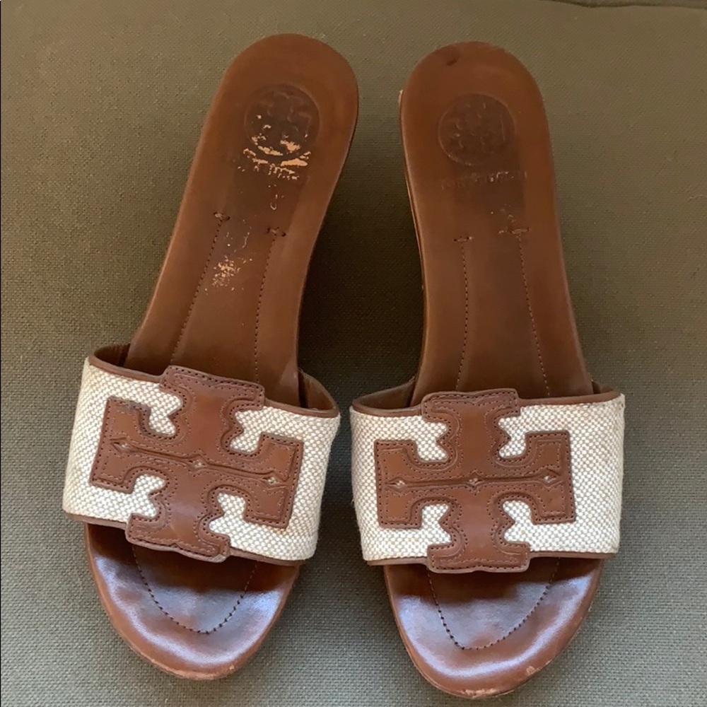 Tory Burch Wedge Platform Slides